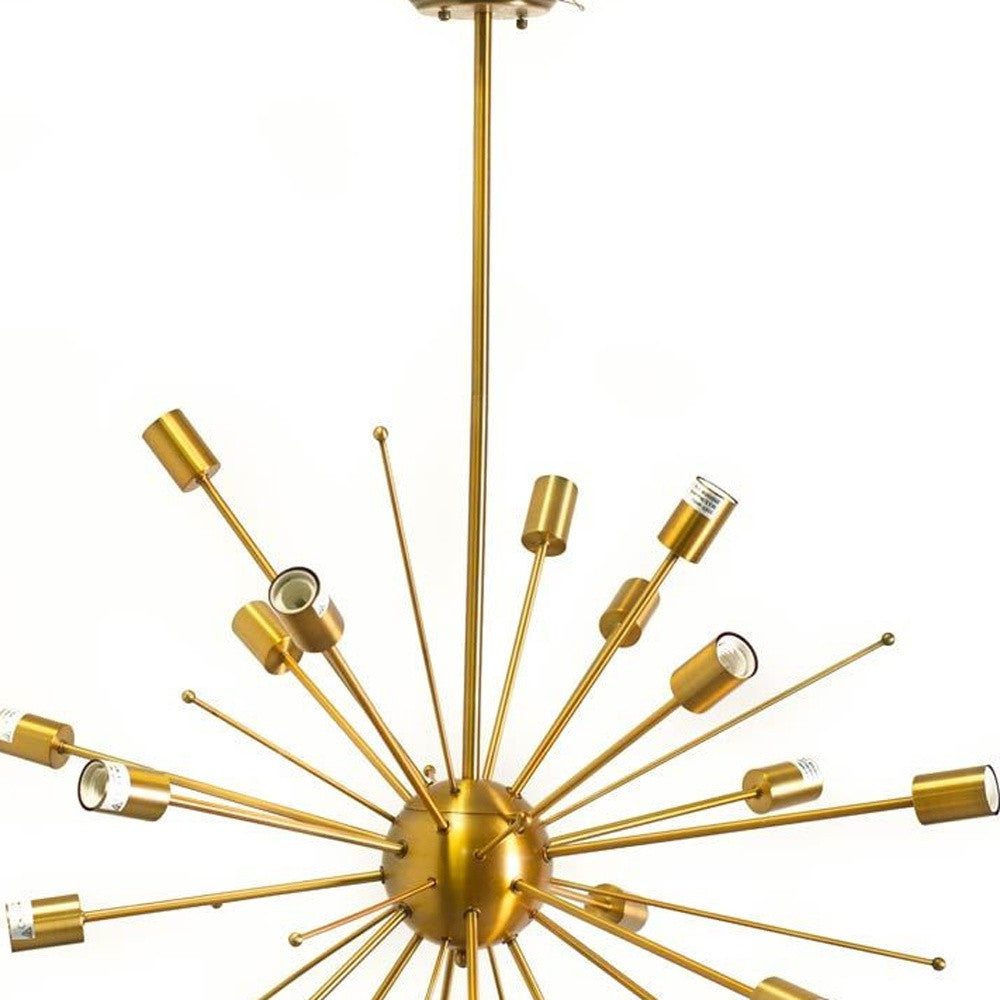 Gold Multi Light Chandelier
