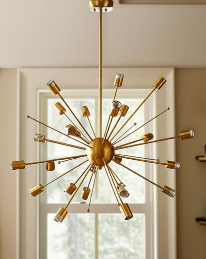 Gold Multi Light Chandelier