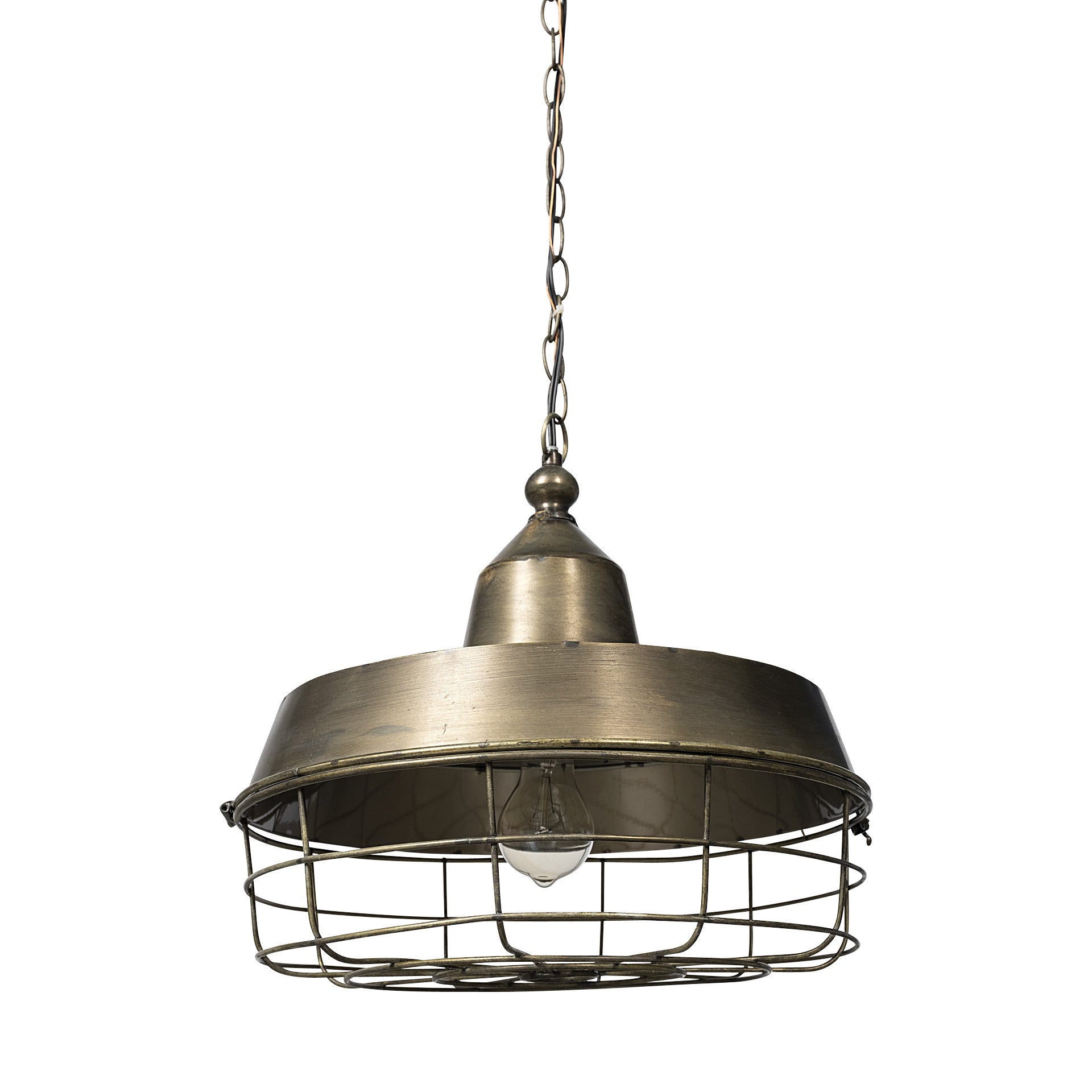 Vesper Gold Single Ceiling Light w/ Shades