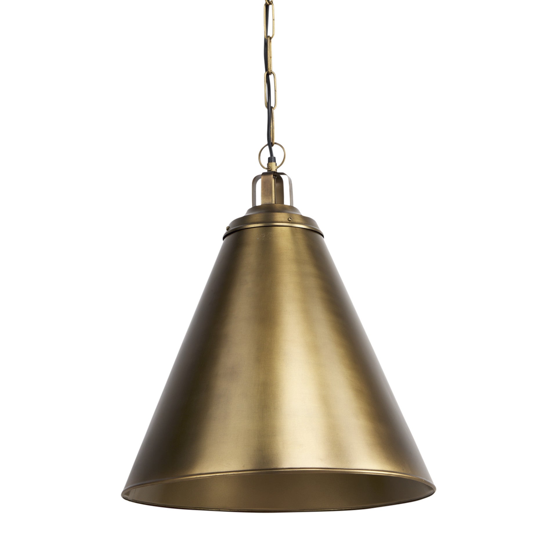Gold Single Ceiling Light w/ Shades