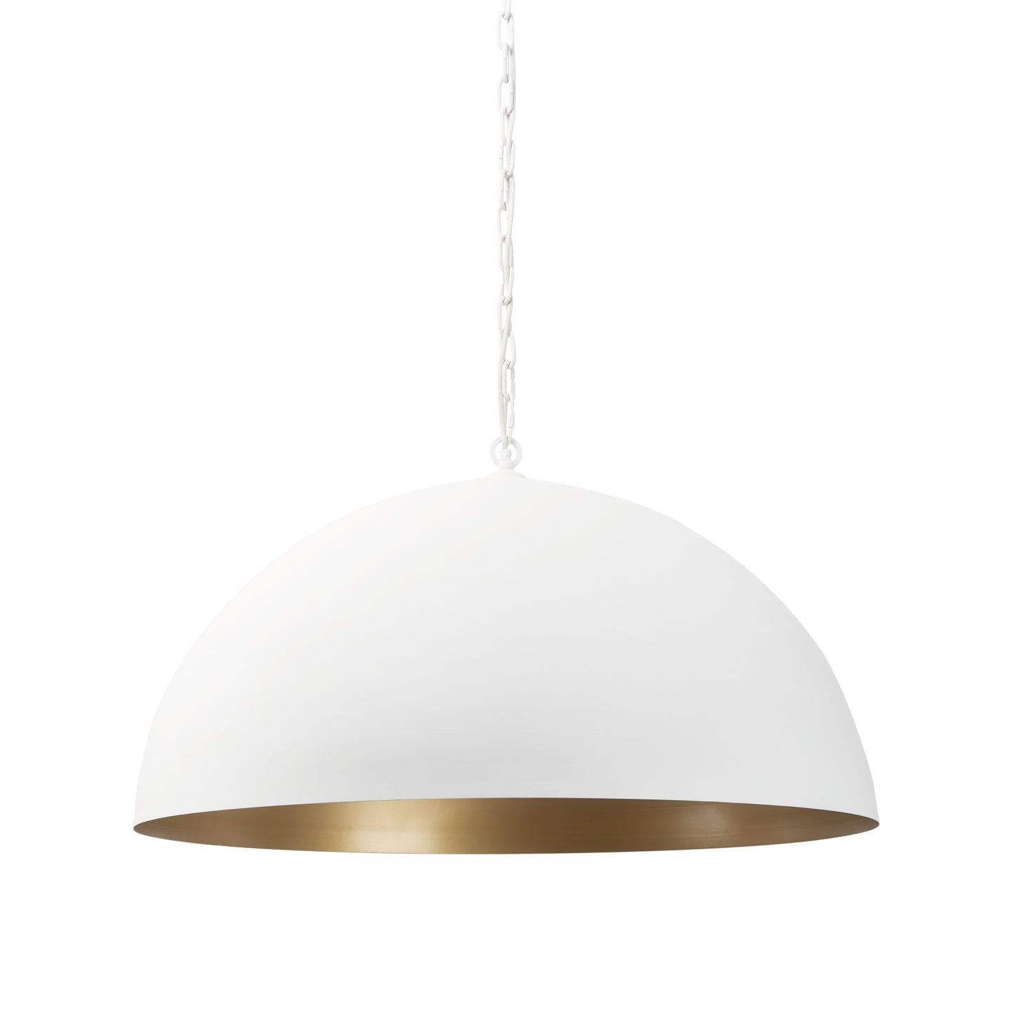 Fable White Single Ceiling Light w/ Shades