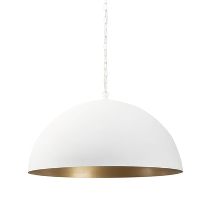 Fable White Single Ceiling Light w/ Shades