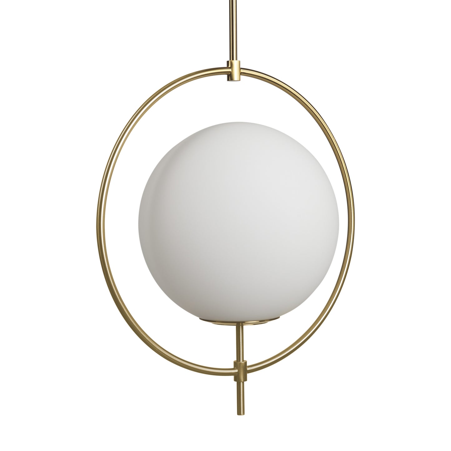 White Single Ceiling Light w/ Shades