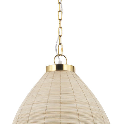 Brown Single Ceiling Light w/ Shades
