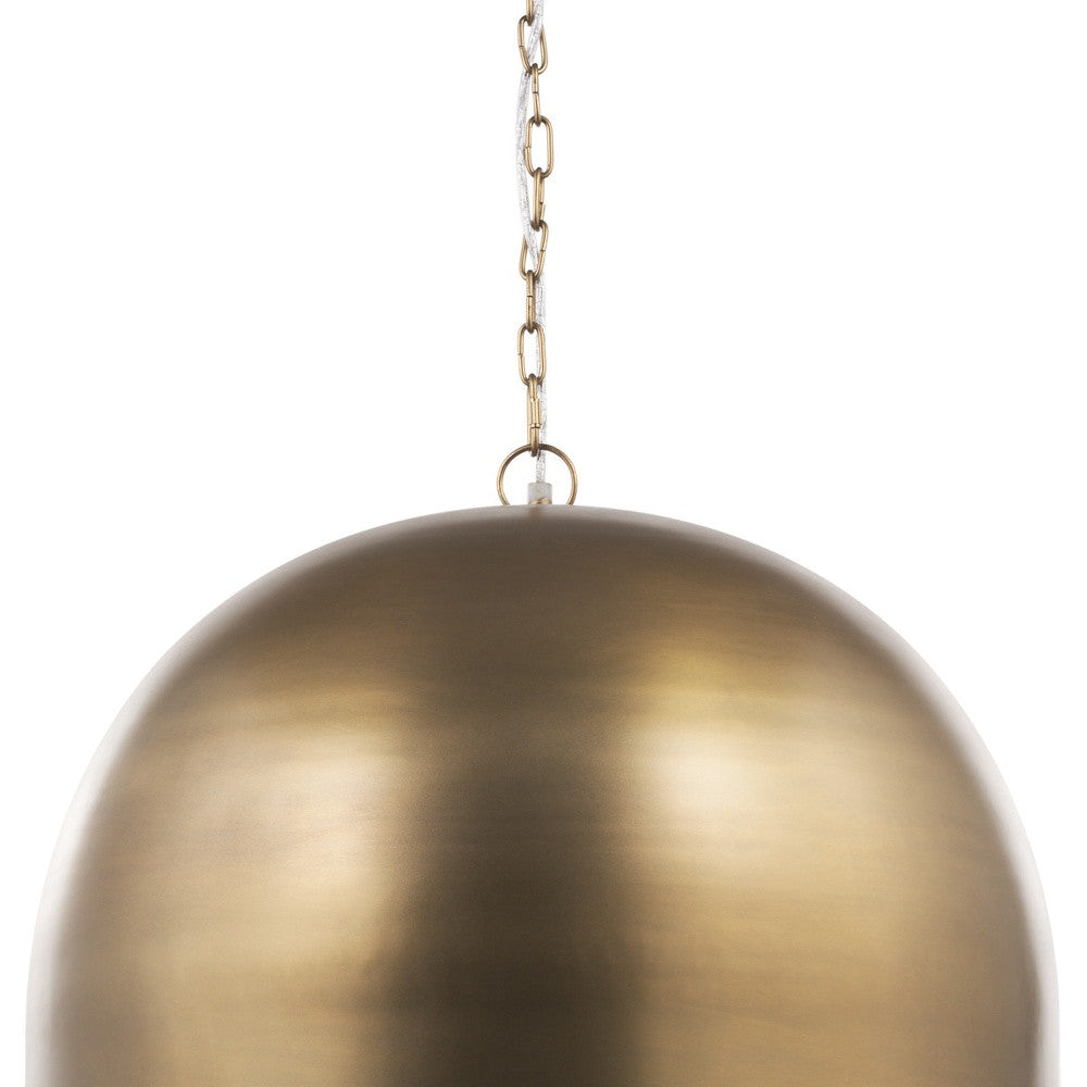 Gold Single Ceiling Light w/ Shades