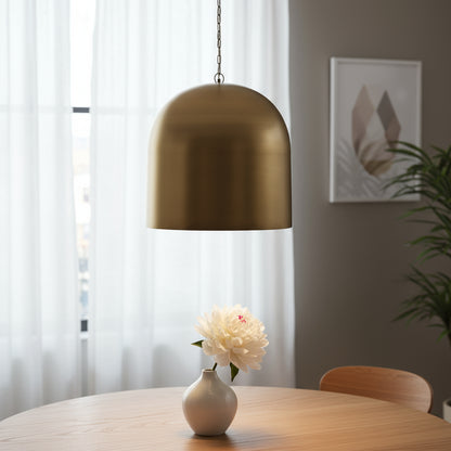 Gold Single Ceiling Light w/ Shades