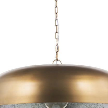 Gold Single Ceiling Light w/ Shades