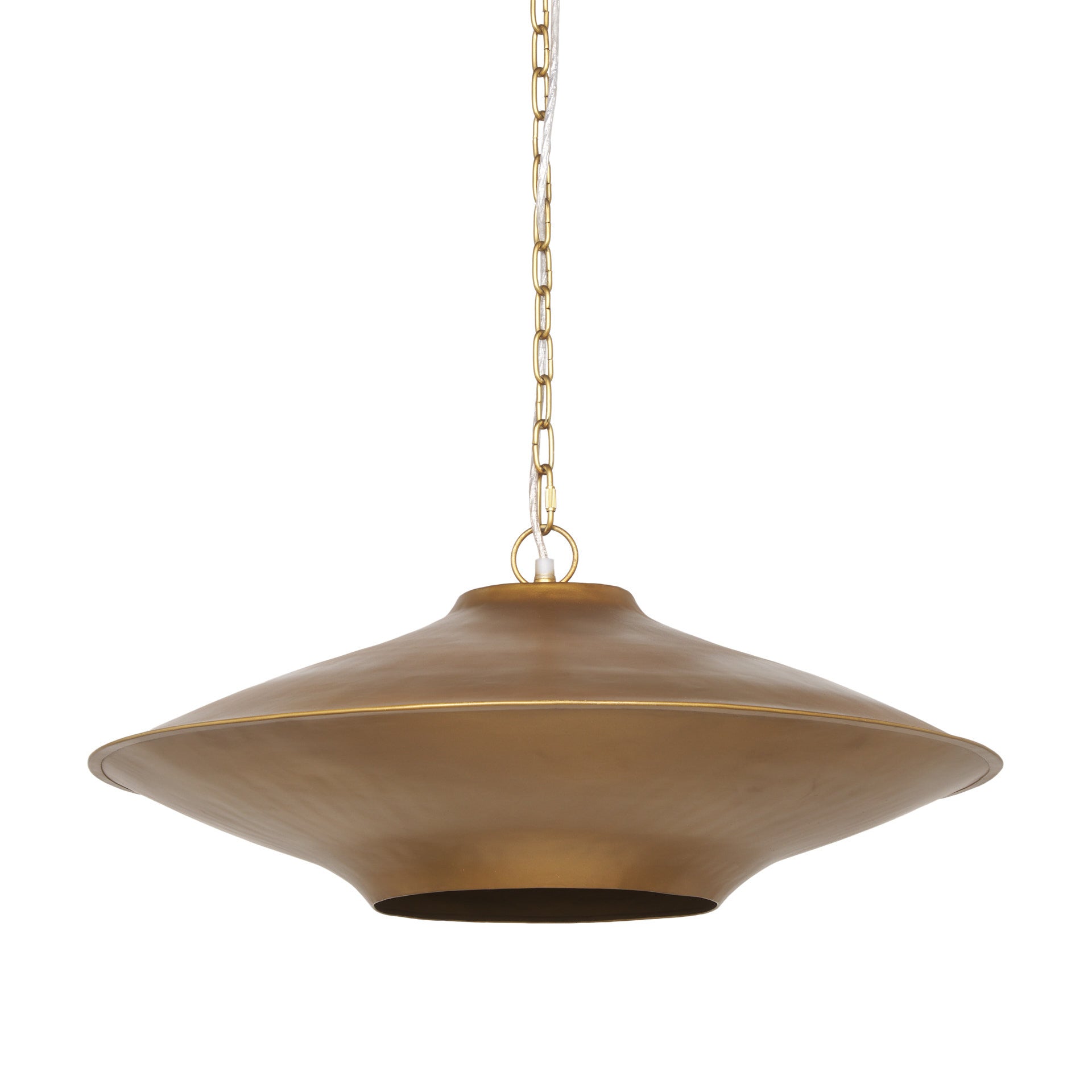 Sage Gold Single Ceiling Light w/ Shades