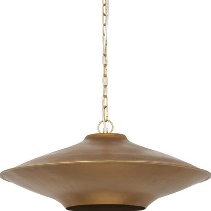 Gold Single Ceiling Light w/ Shades