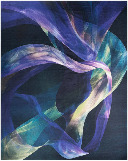 Nourison Blue & Multicolor Machine Washable Rug - Main