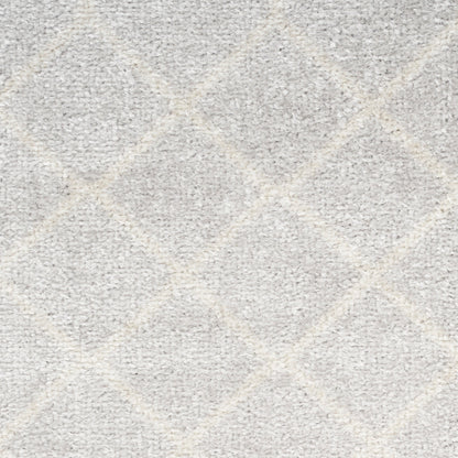 Nourison Astra Grey Pet Friendly Machine Washable Rug - Swatch