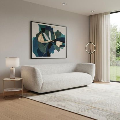 Gray Upholstered Sofa