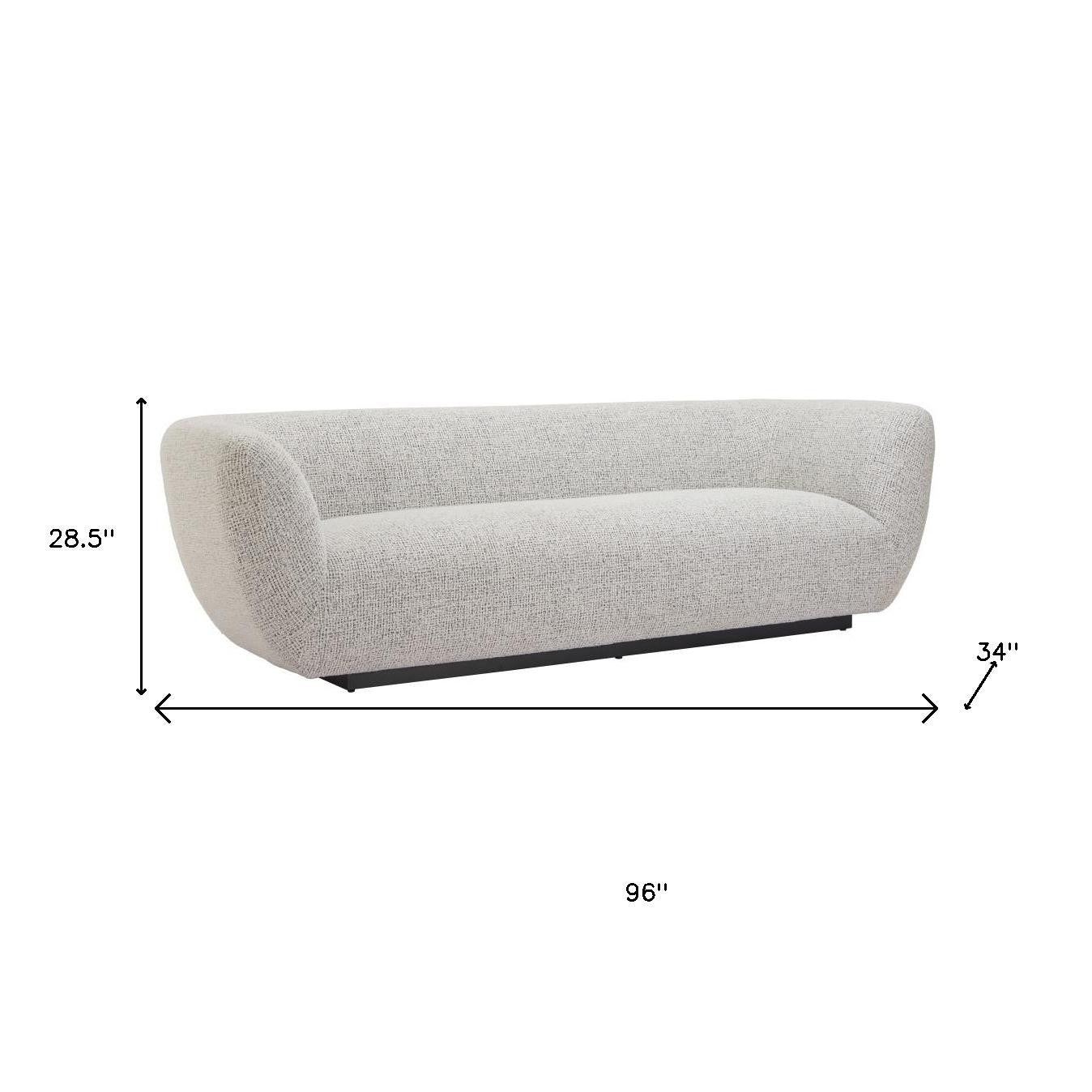 Gray Upholstered Sofa