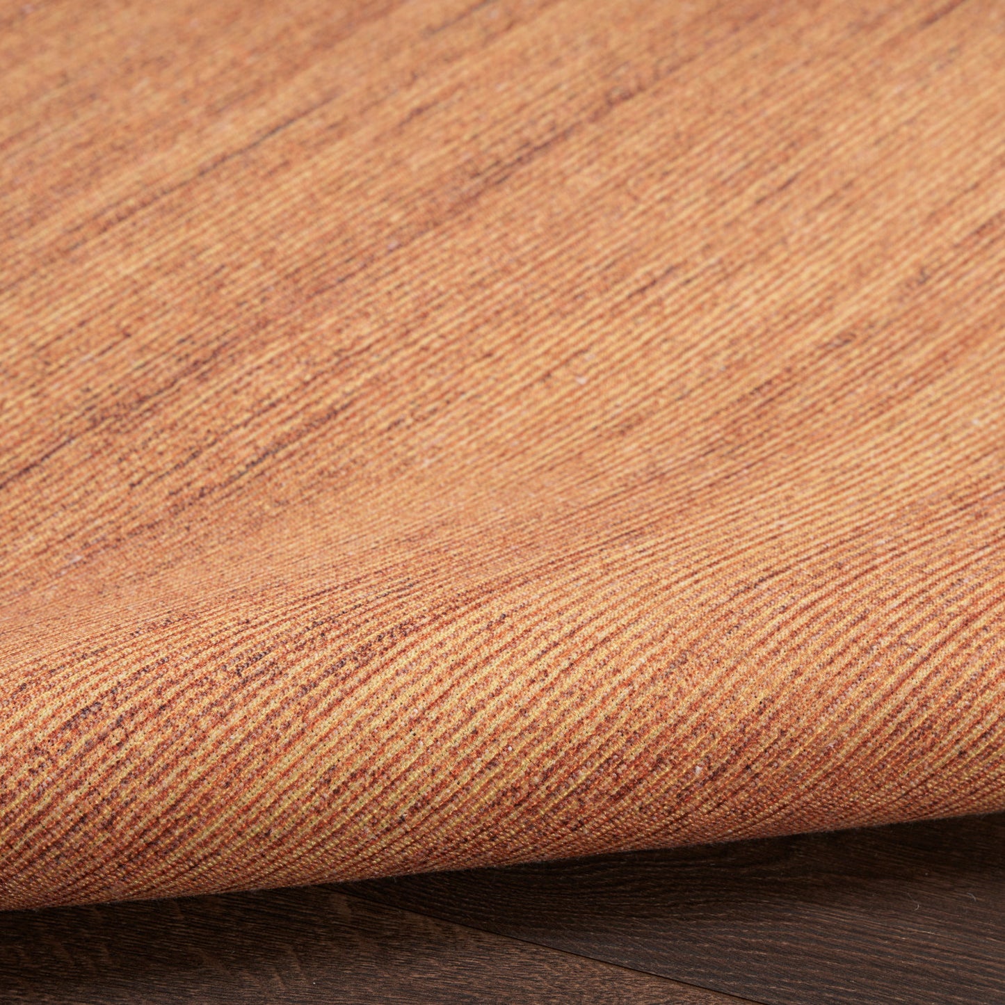 Nourison Essentials Loom Woven Copper Machine Washable Rug - Texture
