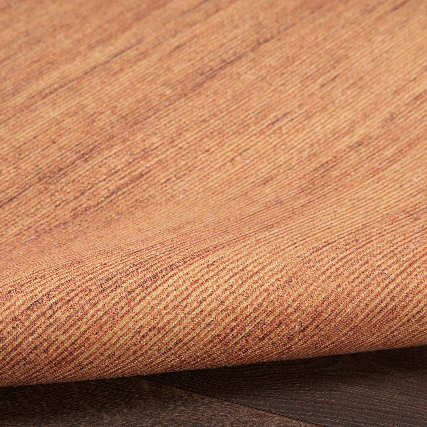 Nourison Essentials Loom Woven Copper Machine Washable Rug - Texture