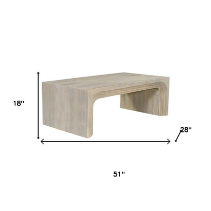 White Solid Wood Double Pedestal Coffee Table image 6