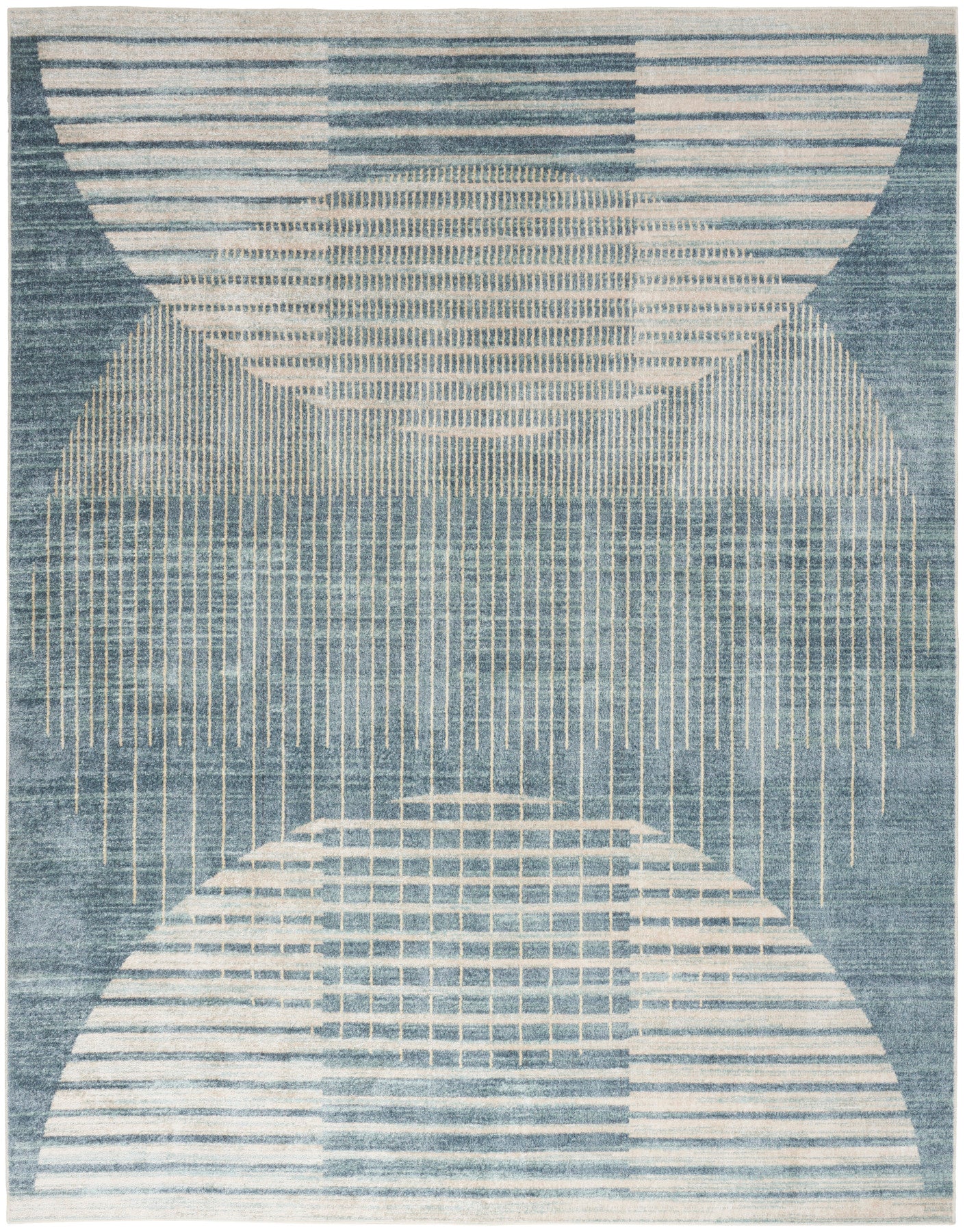 Nourison Astra Blue Pet Friendly Machine Washable Rug - Main
