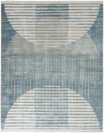 Nourison Astra Blue Pet Friendly Machine Washable Rug - Main