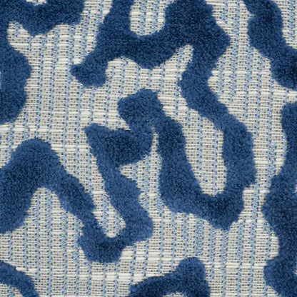 Janis Velvet Pillow in Blue