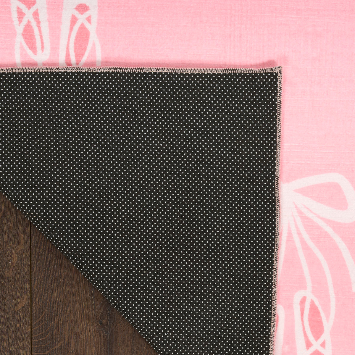 Nourison Imagination Pink Machine Washable Rug - Corner