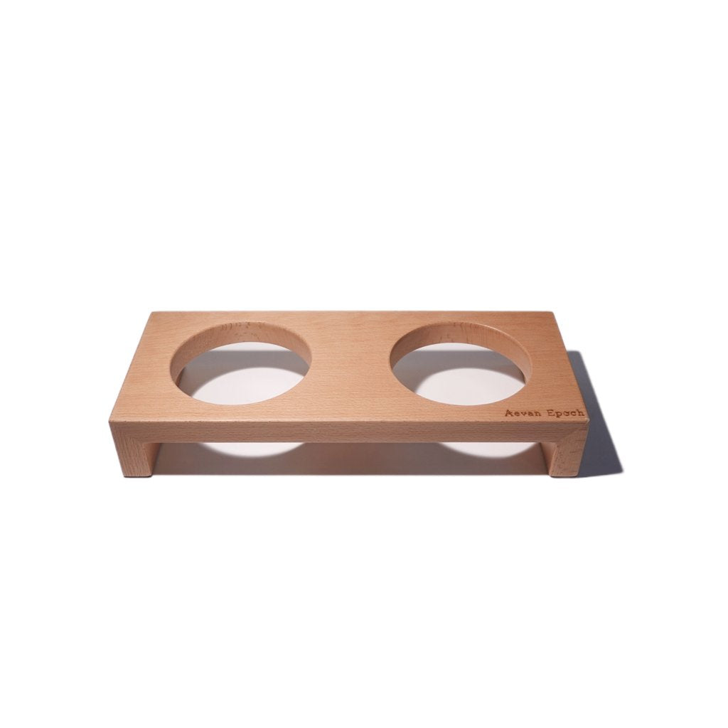 Aevan Epoch Solid Wood Pet Bowl Stands