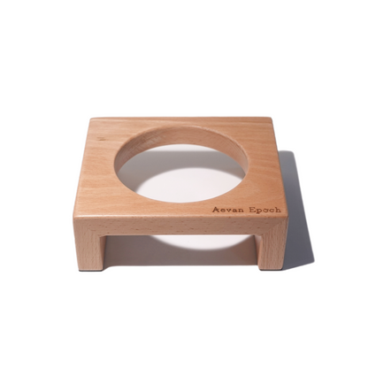 Aevan Epoch Solid Wood Pet Bowl Stands