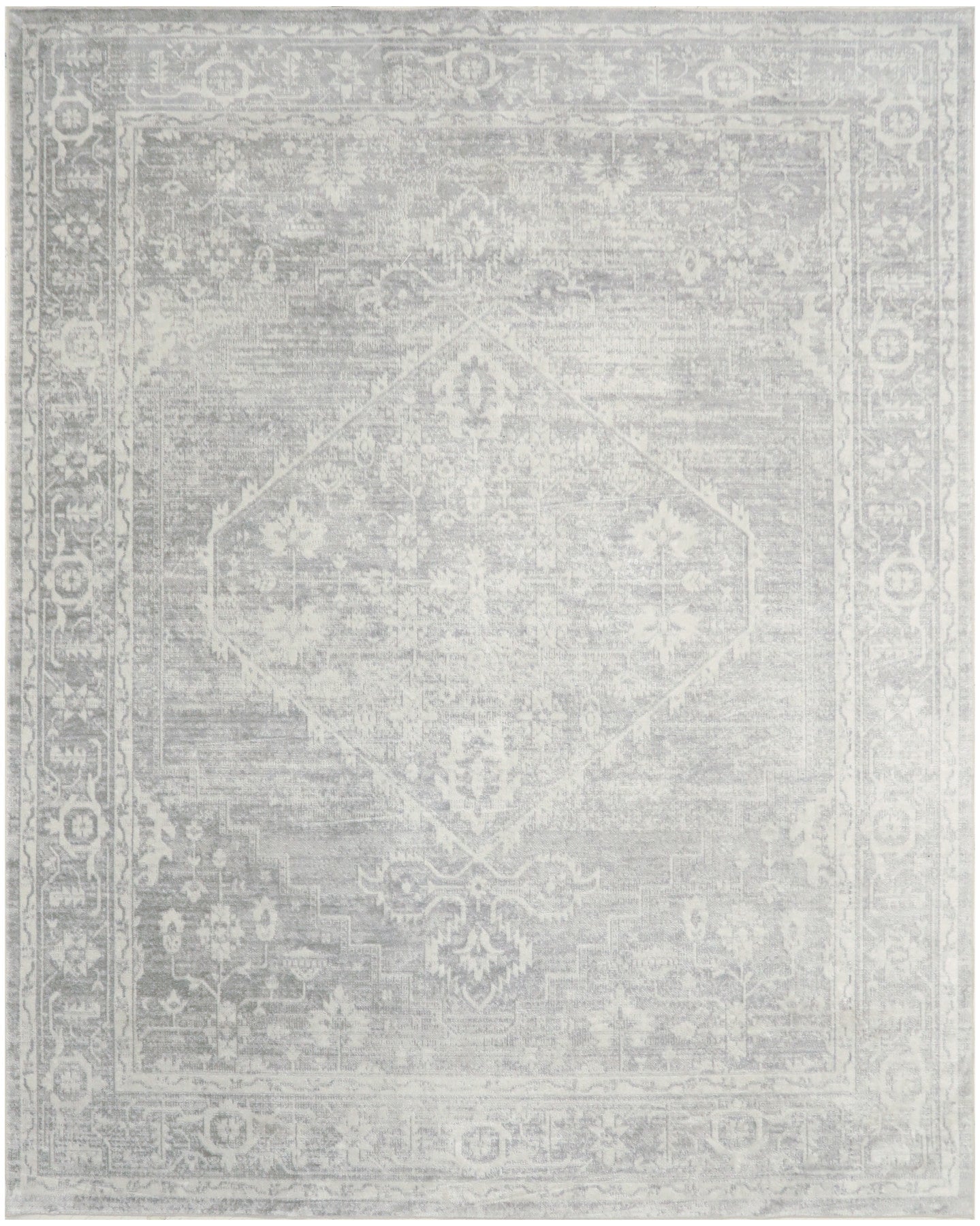 Nourison Astra Light Grey Pet Friendly Machine Washable Rug - Main