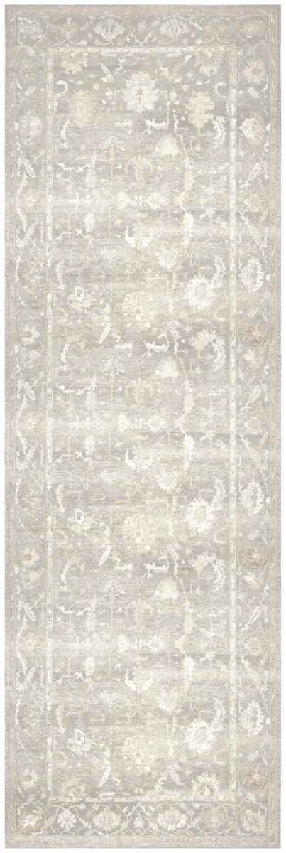 Nourison Vintage Grey Machine Washable Rug - 2' x 6'
