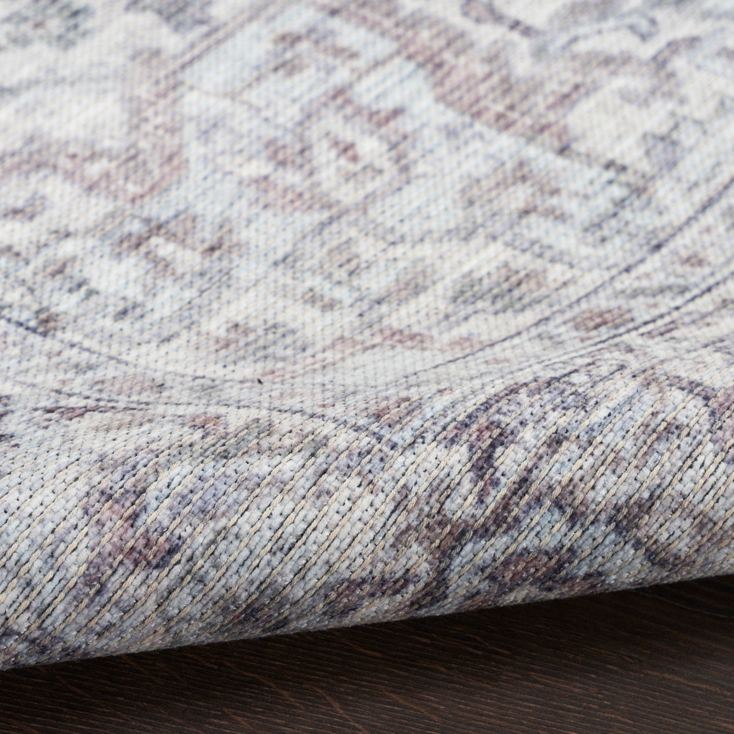 Nourison New Concept Ivory & Grey Machine Washable Rug - Texture