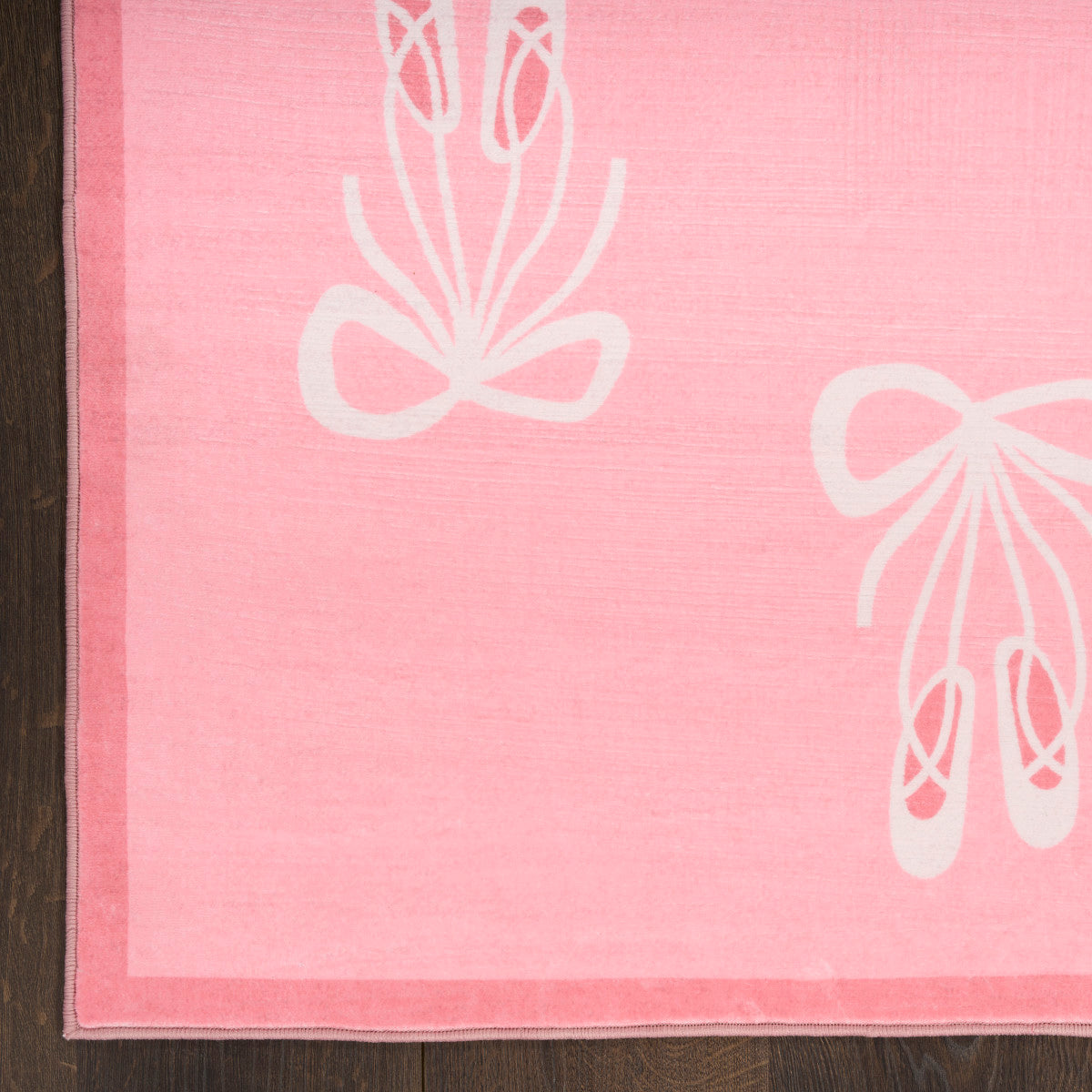 Nourison Imagination Pink Machine Washable Rug - Corner