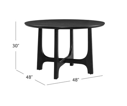 Dunnigan Dining Table - Square - Dimensional