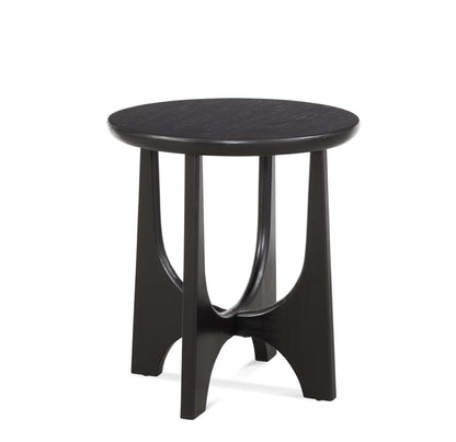 Dunnigan Round End Table - Angle