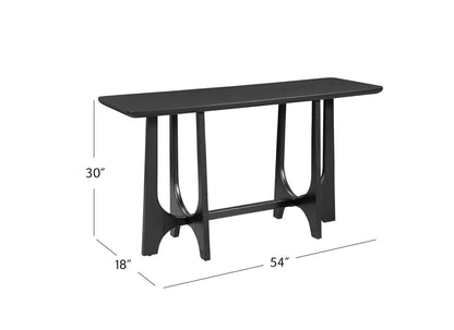 Dunnigan Black Console - Detail
