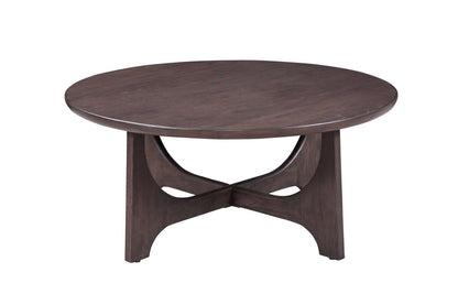 Dunnigan Brown Oak Coffee Table - Straight On