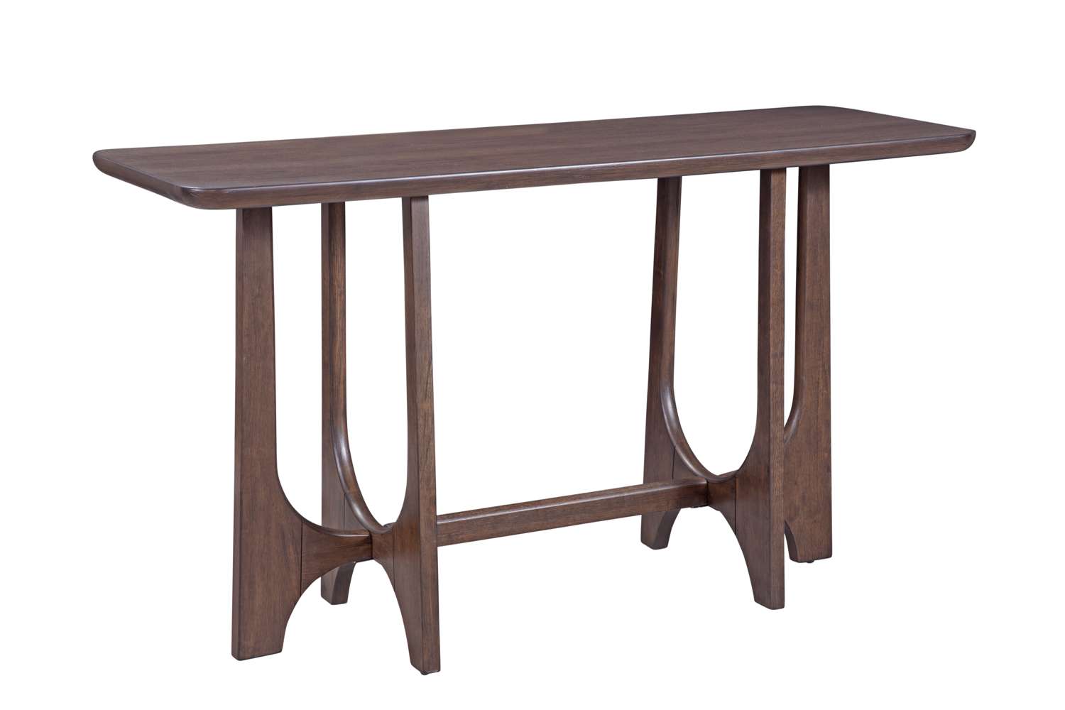 Dunnigan Brown Oak Console - Angle