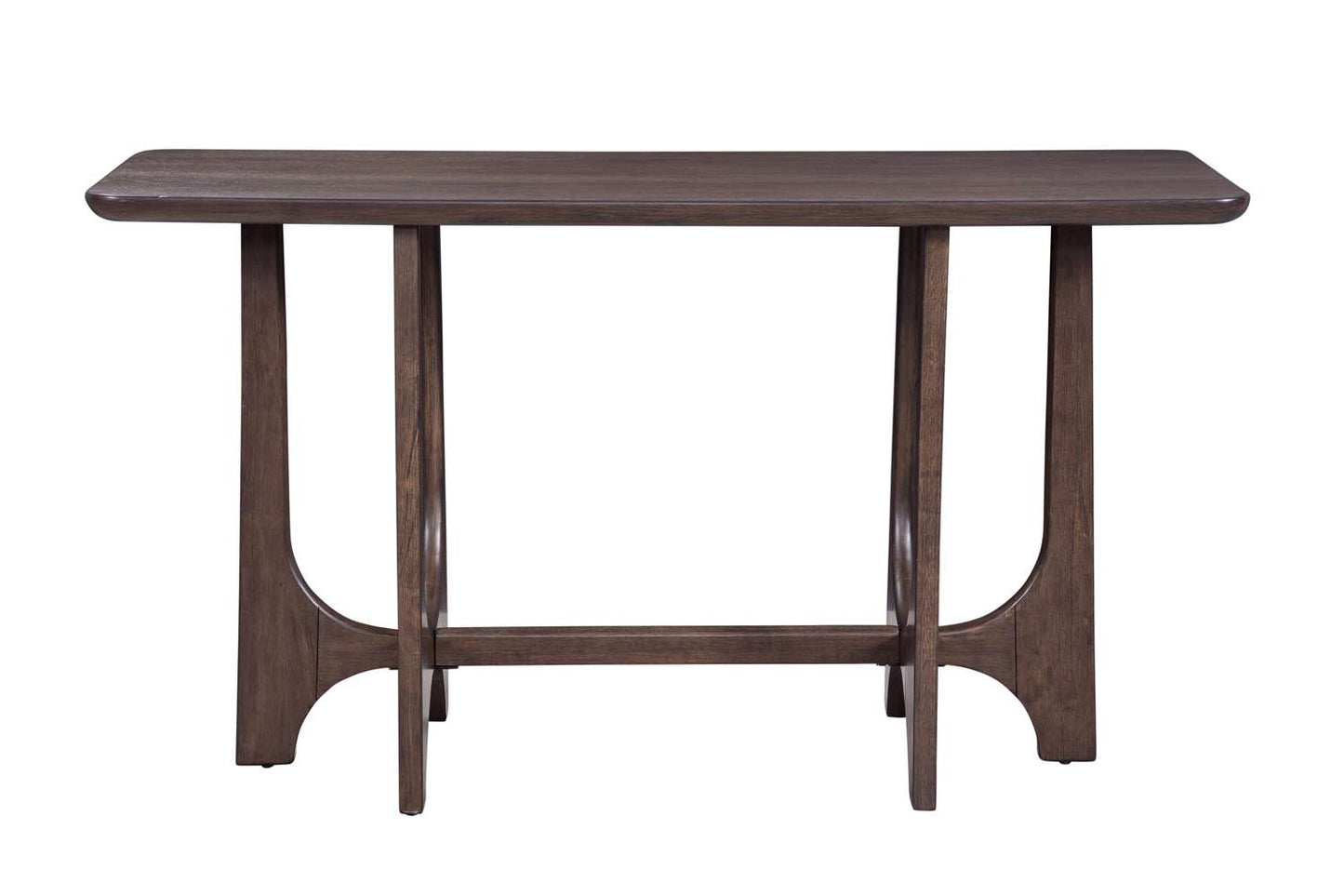 Dunnigan Brown Oak Console - Straight On