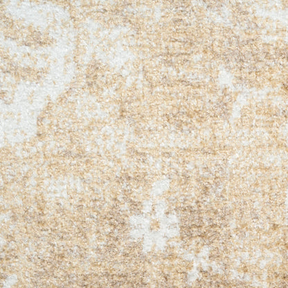 Nourison Astra Ivory & Gold Pet Friendly Machine Washable Rug - Swatch