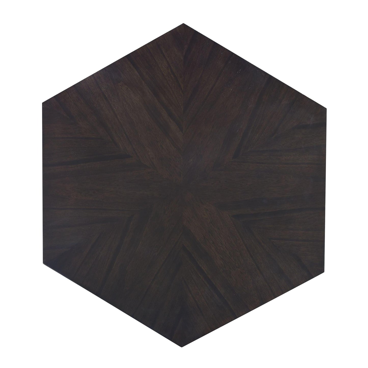 Black Wood Hexagon Block Coffee Table image 3