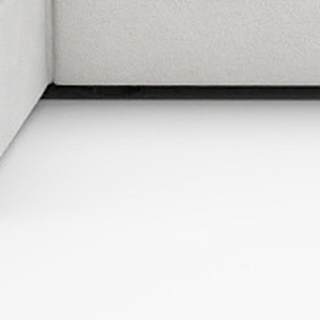 White Linen Blend Modular Sofa With Ottomans Toss Pillows & Storage