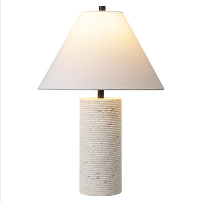 Beige Novelty Table Lamp w/ Empire Shade
