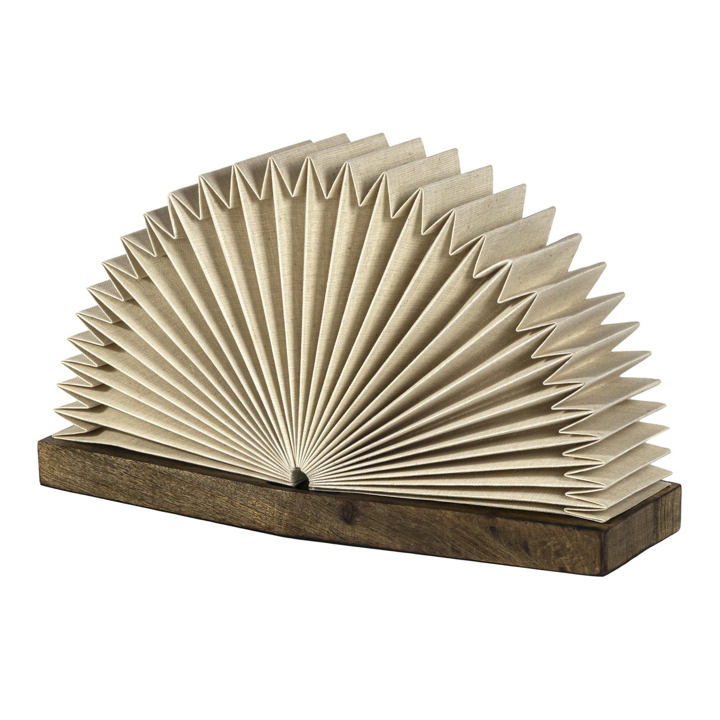 Natural Geometric Table Lamp w/ Novelty Shade