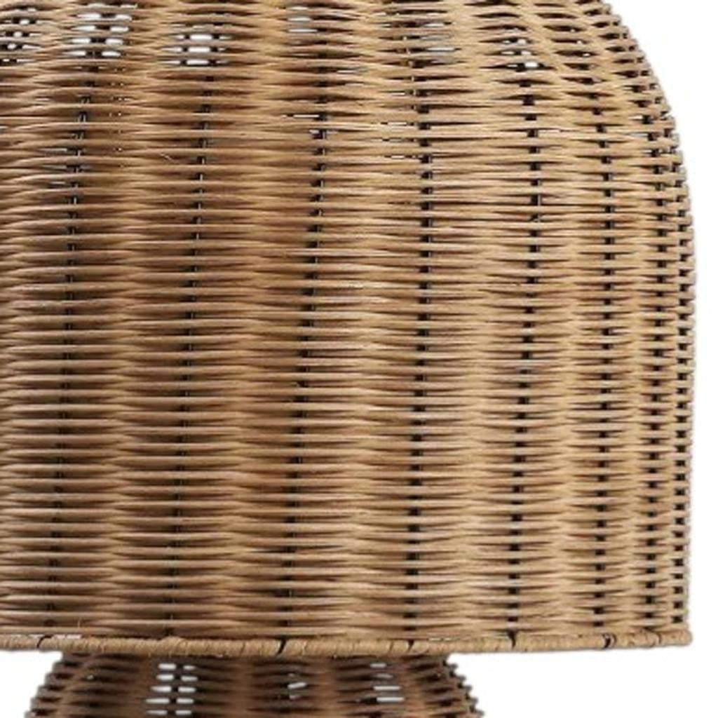 Clear Round Table Lamp w/ Globe Shade