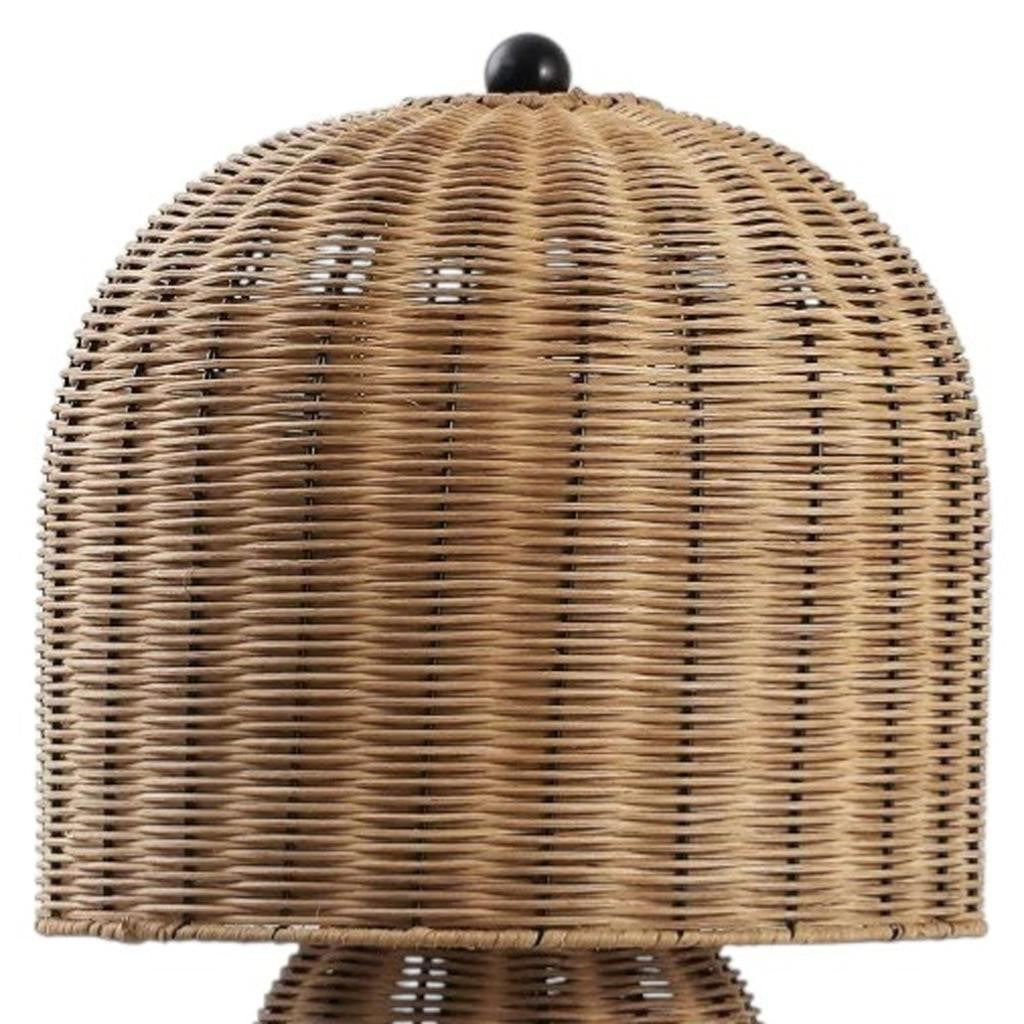 Clear Round Table Lamp w/ Globe Shade