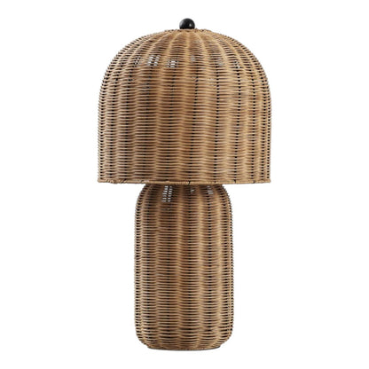 Clear Round Table Lamp w/ Globe Shade