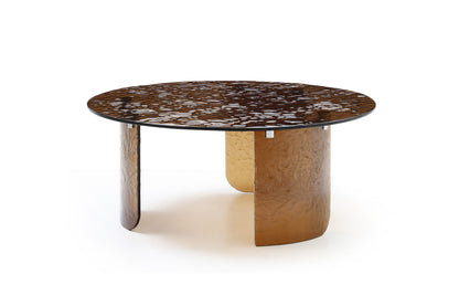 Bronze Glass Round Coffee Table image 2