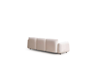White Velvet Sofa