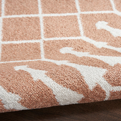 Nourison Astra Copper Pet Friendly Machine Washable Rug - Texture