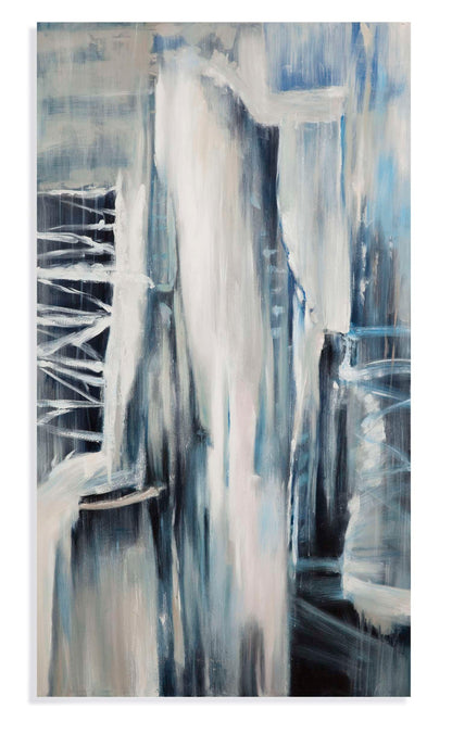 Blue Theory Canvas Art - Straight On