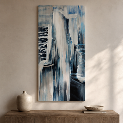 Blue Theory Canvas Art - Main