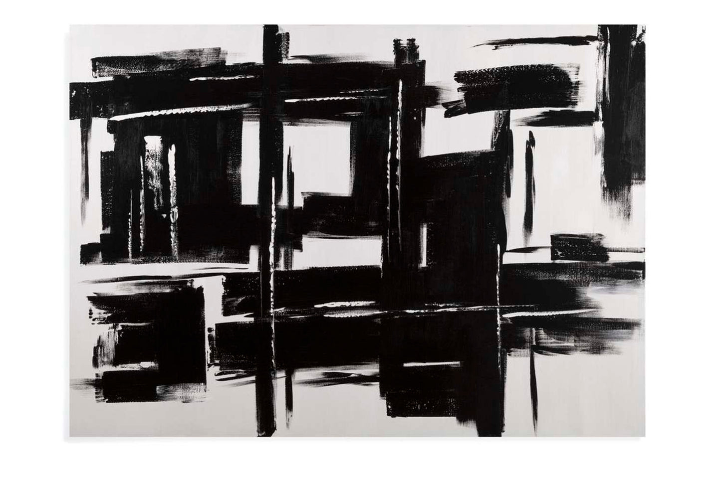 Building Blocks Canvas Art - Straight On